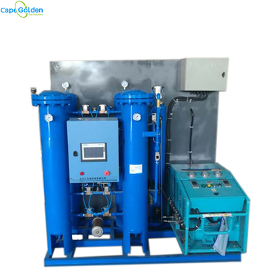 Su Ürünleri için 4 Kule PSA Oksijen Makinesi Endüstriyel Oksijen Jeneratörü 5Nm3 / H