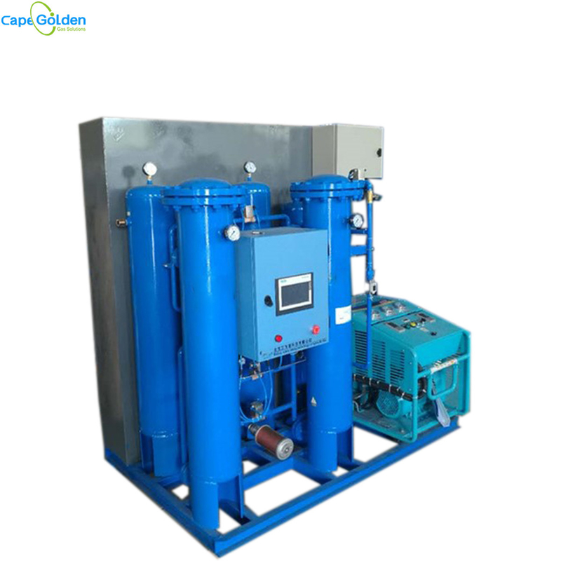 Su Ürünleri için 4 Kule PSA Oksijen Makinesi Endüstriyel Oksijen Jeneratörü 5Nm3 / H