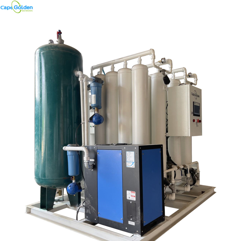 80 adet gün Oksijen Silindir Dolum Tesisi Dalış Dağcılık için Oksijen Gaz Jeneratör Makinesi