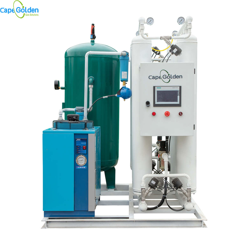 Tıbbi PSA Oksijen Gazı Jeneratörü Yapma Makinesi 3Nm3 / H - 200Nm3 / H Saflık % 93